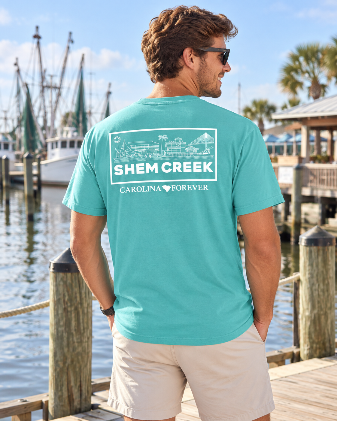 Carolina Forever - Shem Creek Pocket T-Shirt