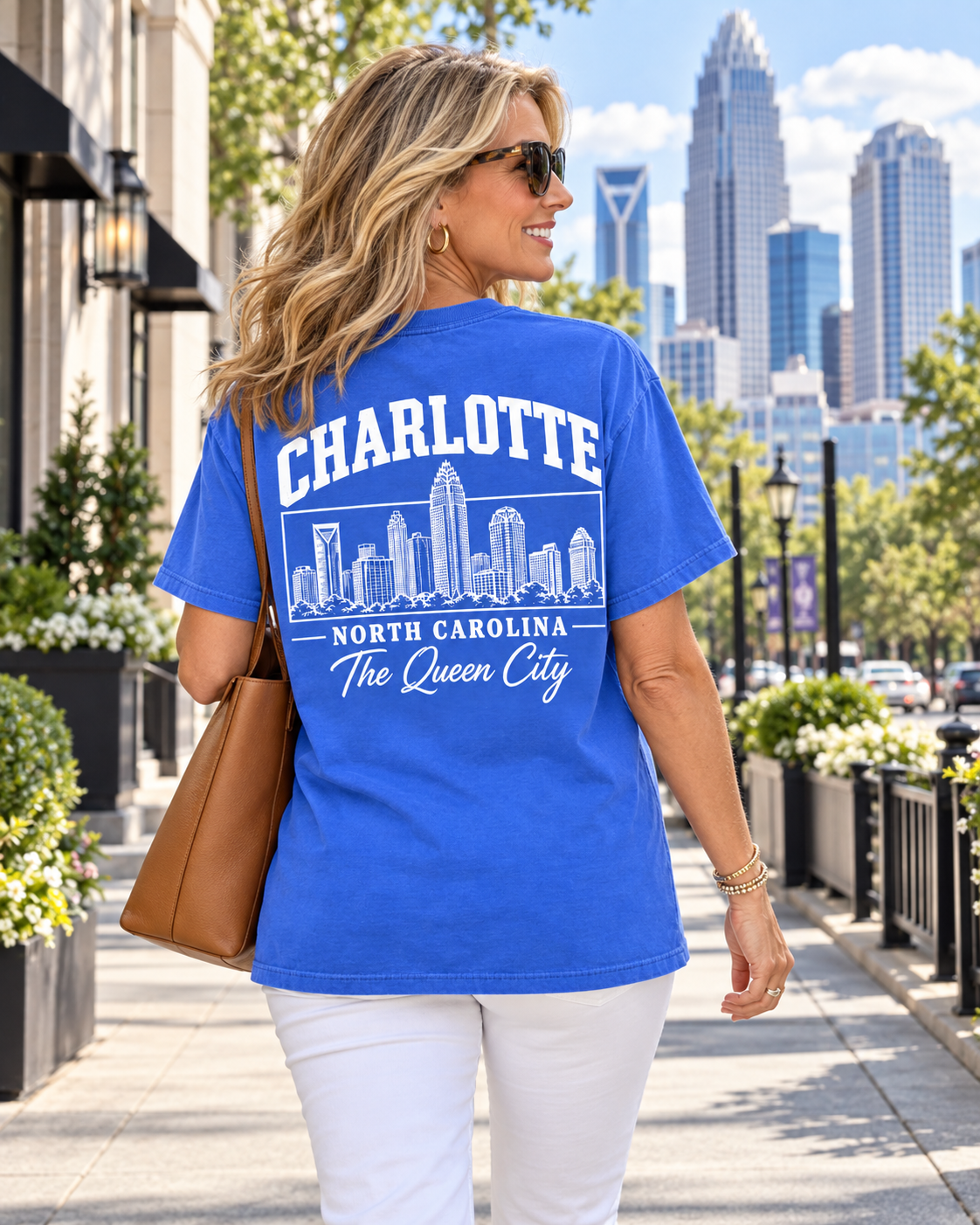 Charlotte Queen City Pocket T-Shirt
