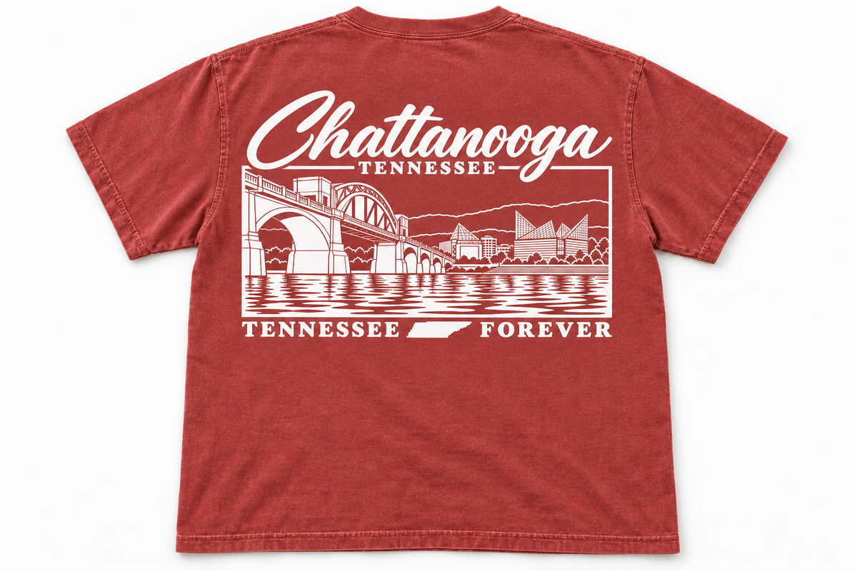 Tennessee Forever - Chattanooga Pocket T-Shirt