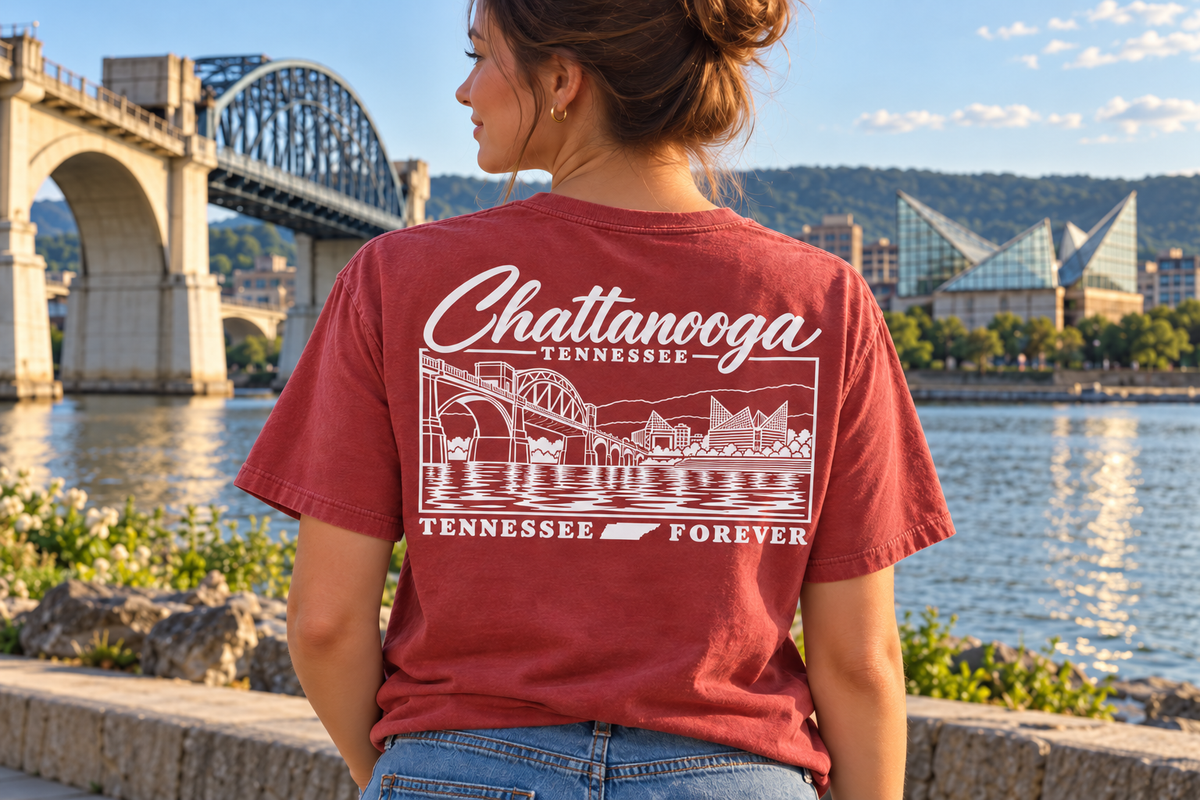 Tennessee Forever - Chattanooga Pocket T-Shirt