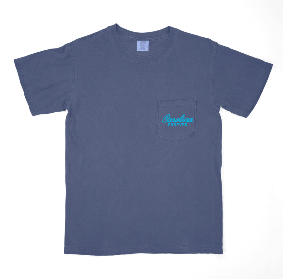 Carolina Forever - NC Mountains Pocket T Shirt