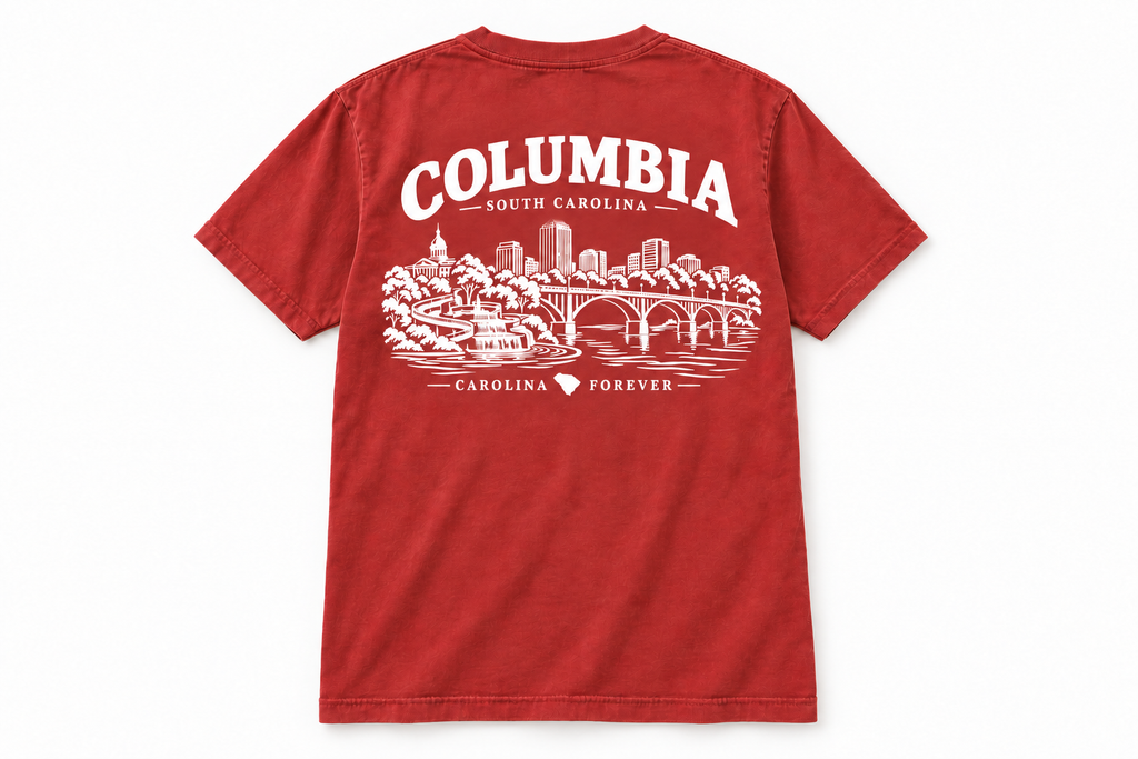 Carolina Forever- Columbia SC Downtown Pocket T-Shirt