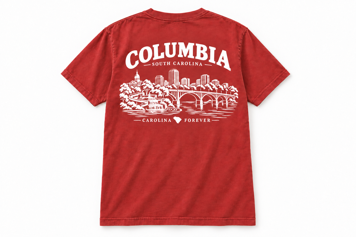 Carolina Forever- Columbia SC Downtown Pocket T-Shirt