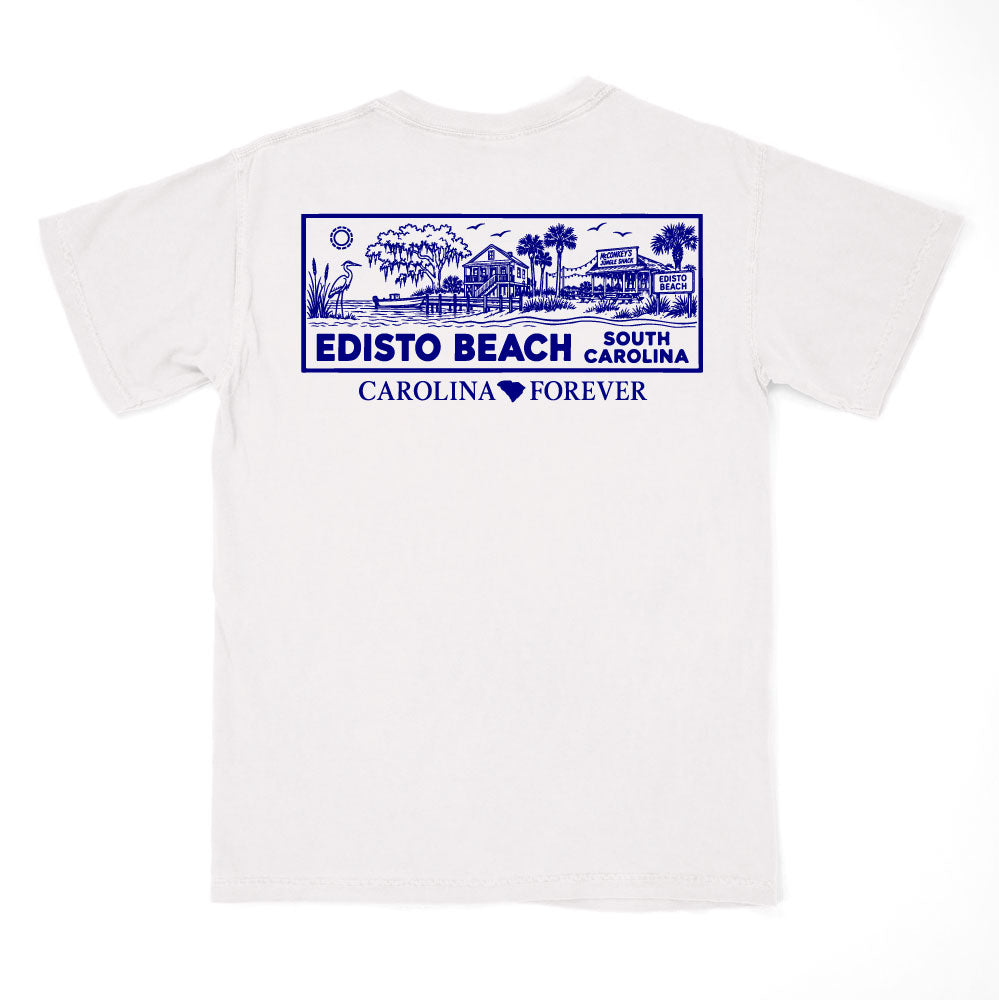 Carolina Forever - Edisto Beach Pocket T-Shirt