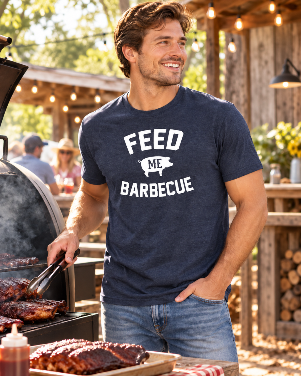 Forever Brands — Feed Me Barbecue Tee