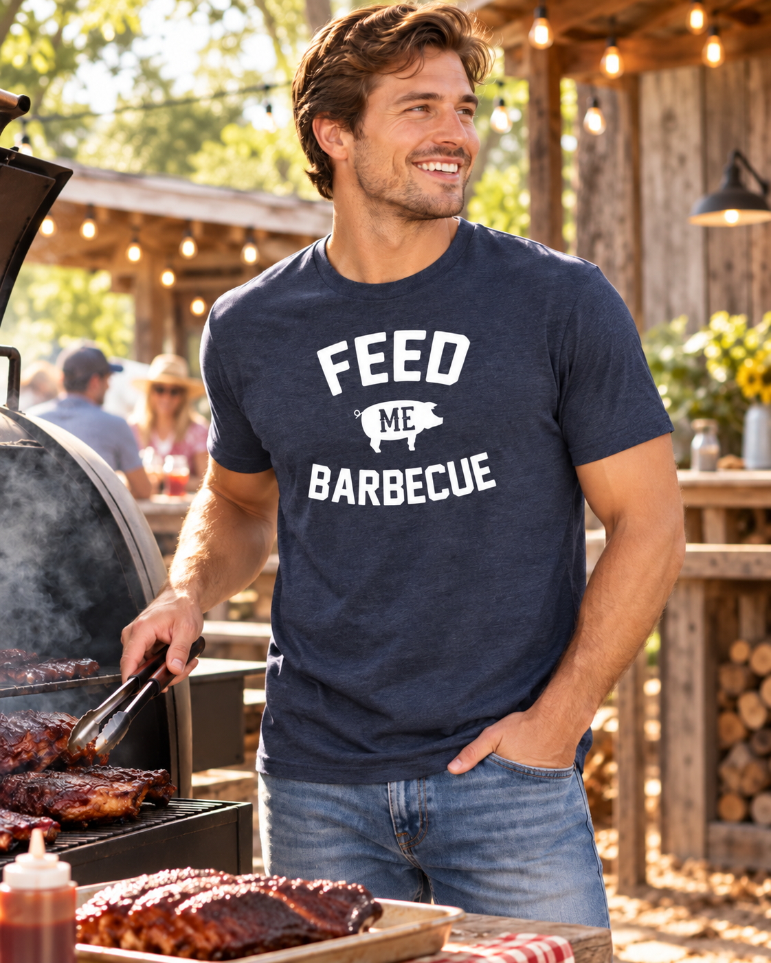Forever Brands — Feed Me Barbecue Tee