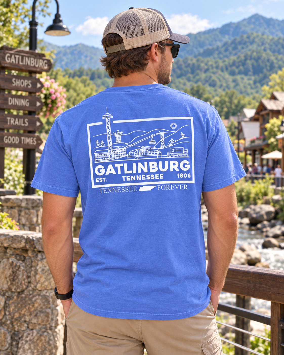 Tennessee Forever - Gatlinburg Pocket T-Shirt