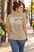 High Point North Carolina T-shirt worn on a city street