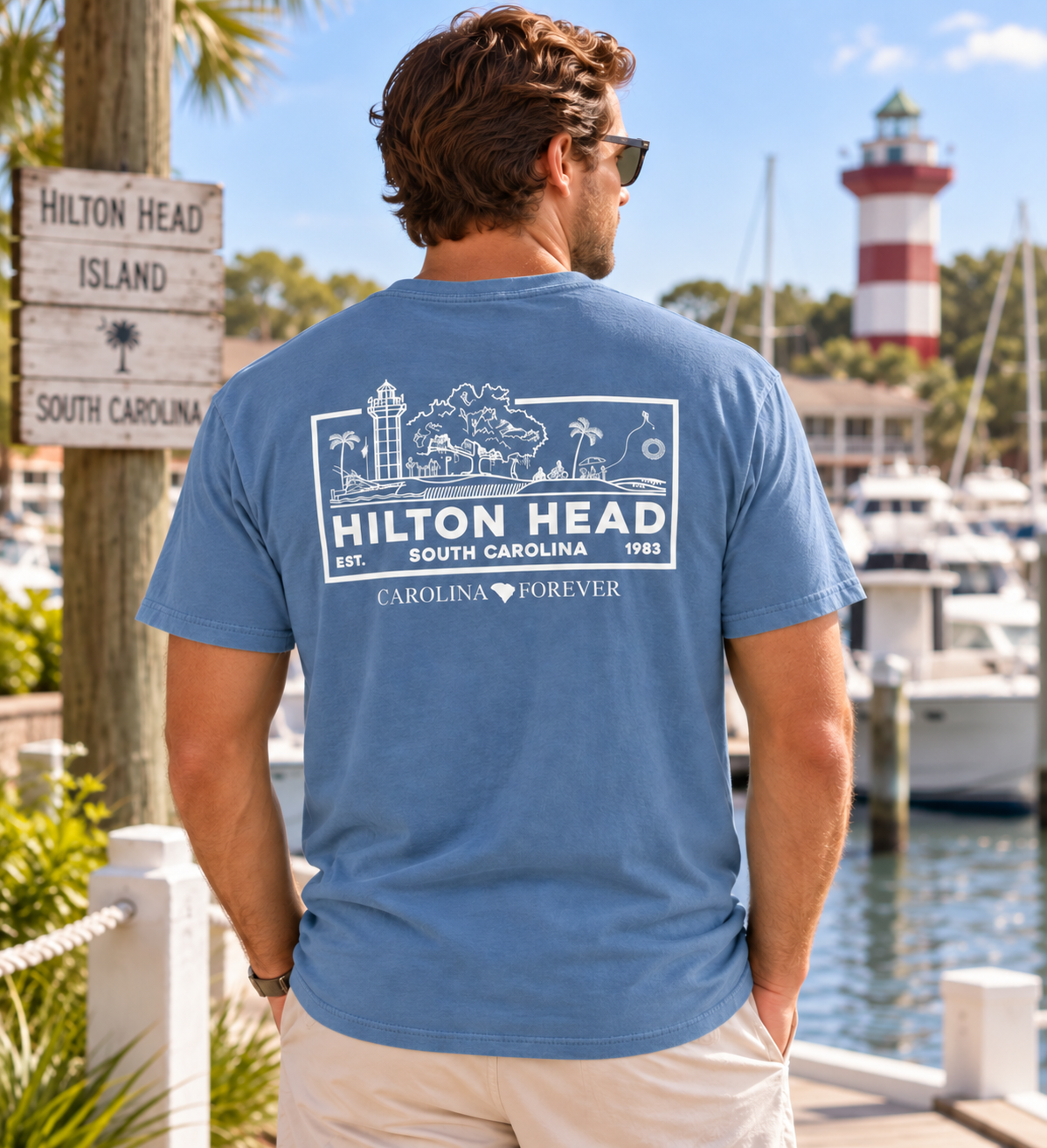 Carolina Forever - Hilton Head Pocket T-Shirt