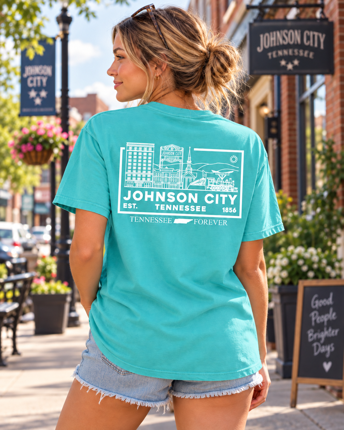 Tennessee Forever - Johnson City Pocket T-Shirt
