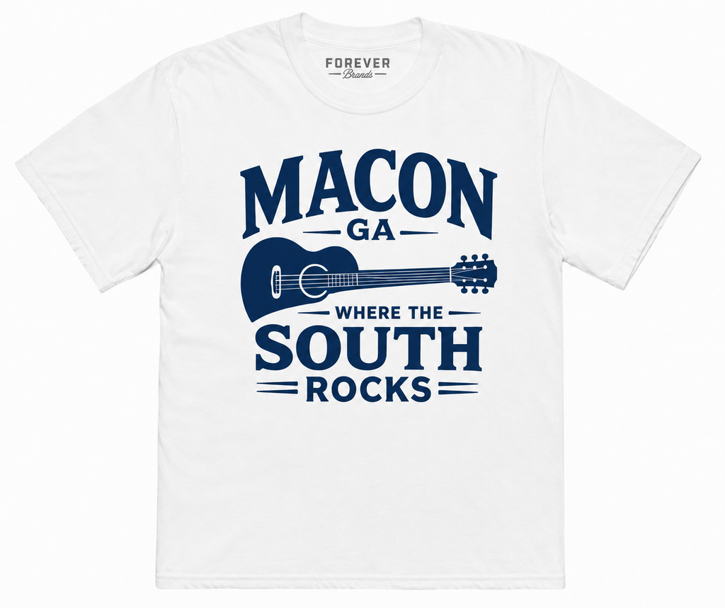 Georgia Forever — Macon "Where the South Rocks" T-Shirt