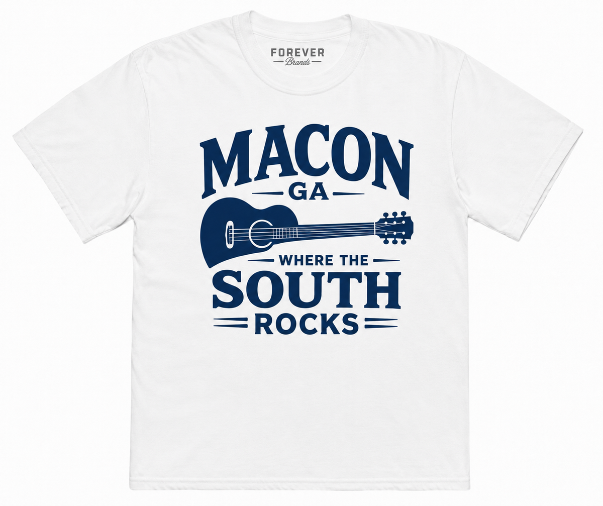 Georgia Forever — Macon "Where the South Rocks" T-Shirt