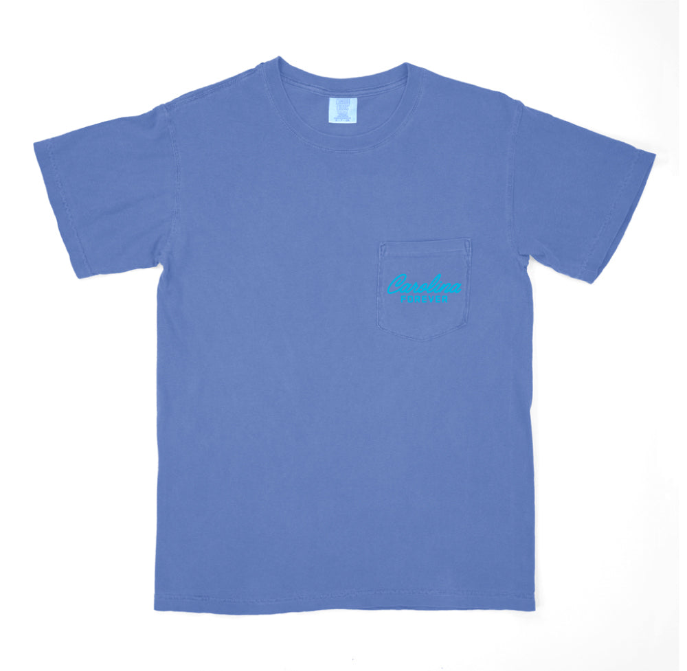 Carolina Forever - NC Mountains Pocket T Shirt