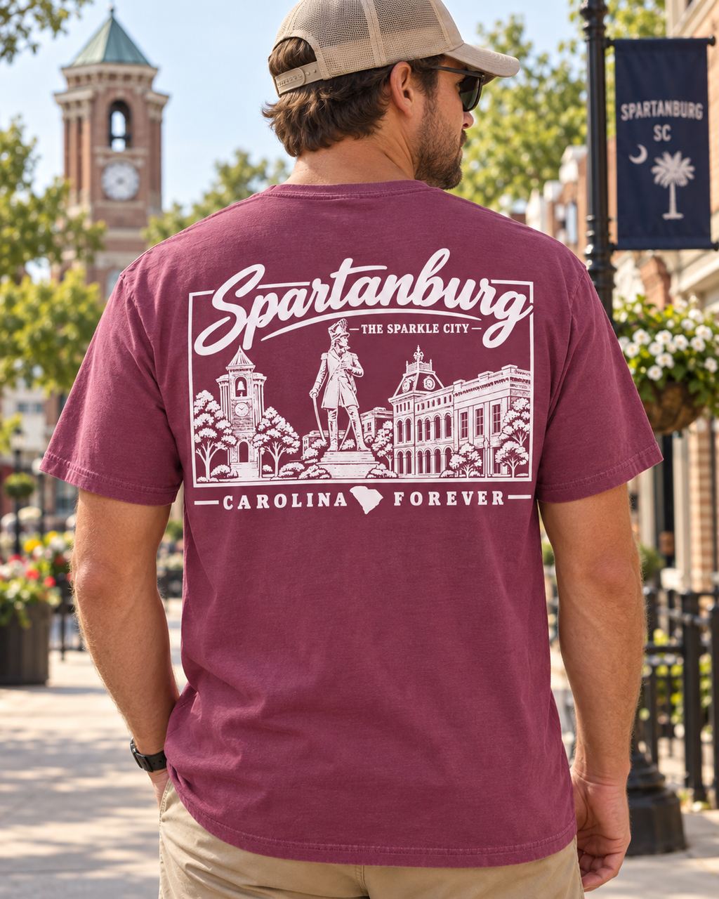 Carolina Forever - Spartanburg Pocket T-Shirt