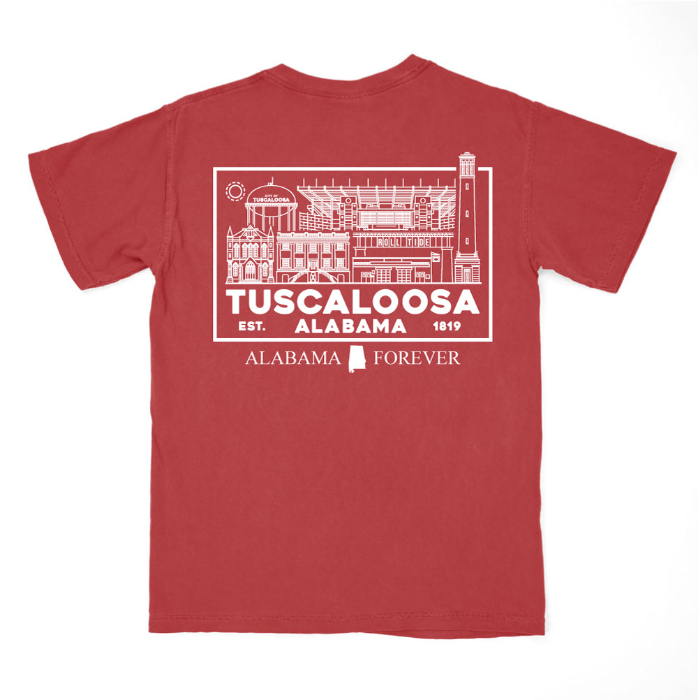 Alabama Forever -  Tuscaloosa Pocket T Shirt