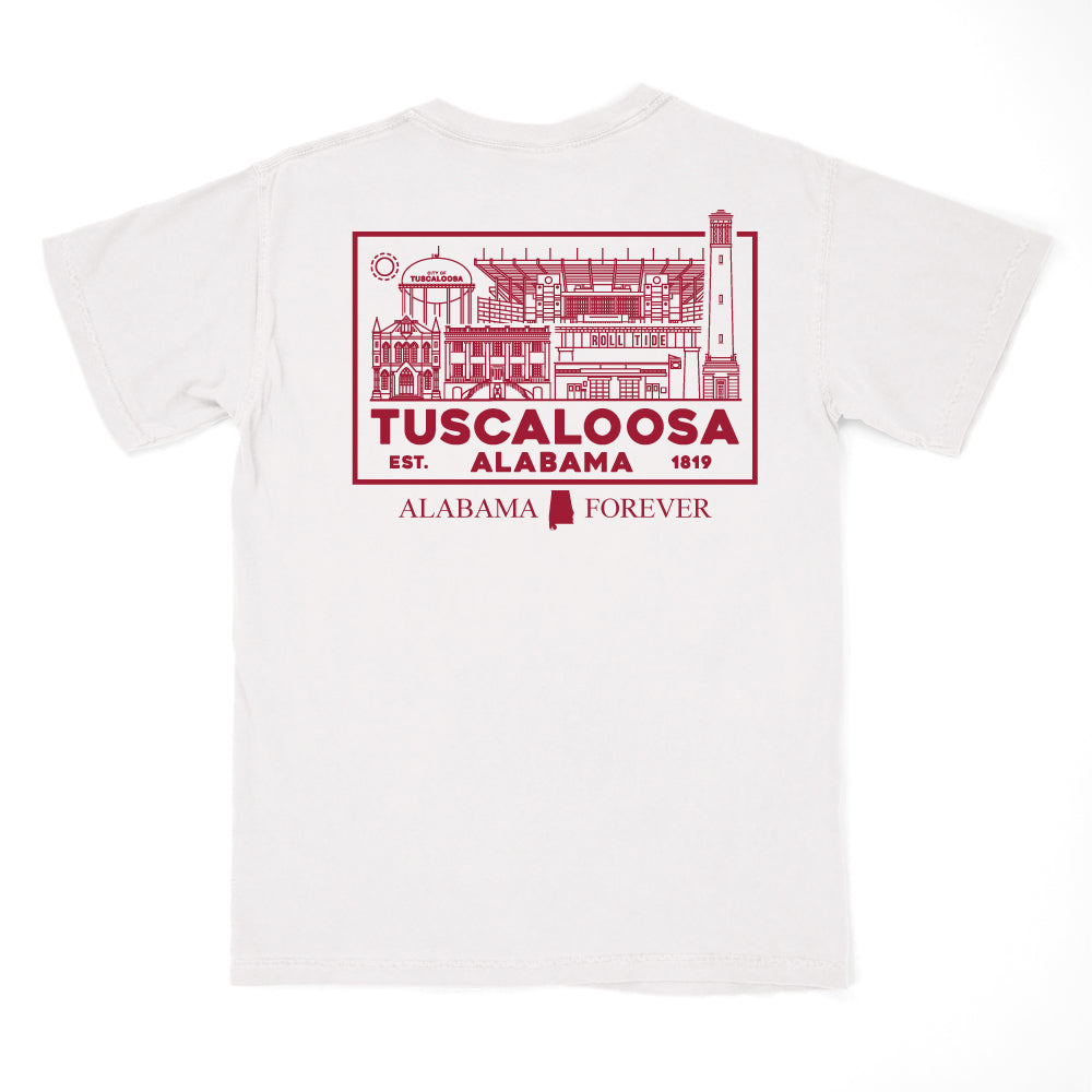 Alabama Forever -  Tuscaloosa Pocket T Shirt