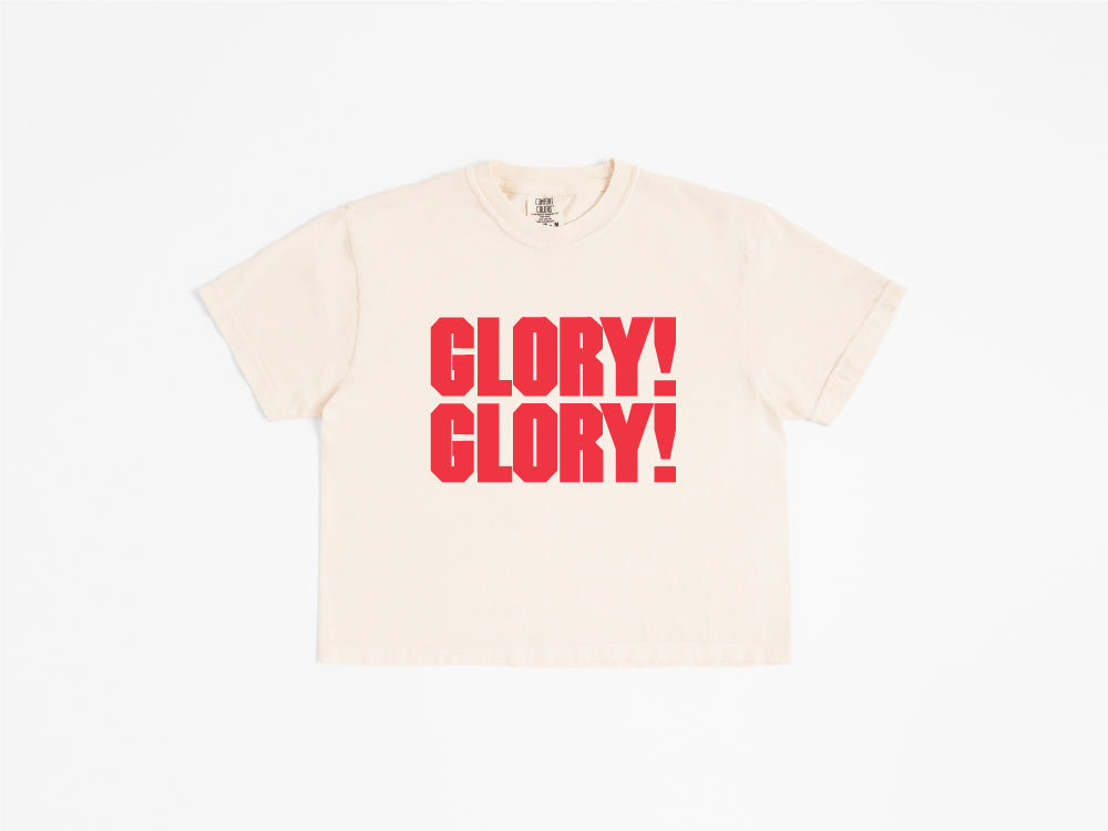 Georgia Forever — Glory! Glory! Boxy Crop T-Shirt